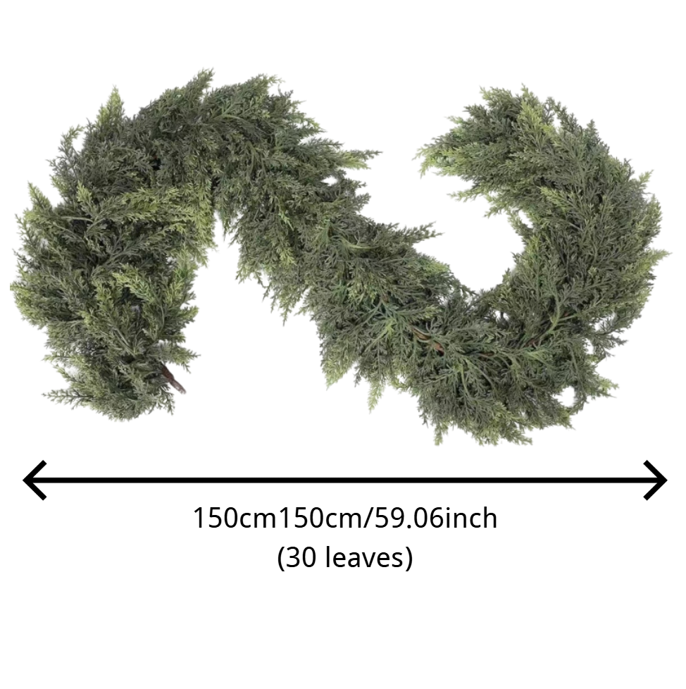🎄Christmas Sale - GREAT Price 🎁 Realistic Christmas Cedar Garland for Holiday Decor