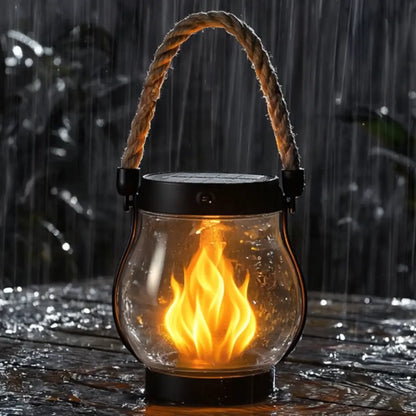 Halloween Sale 49% OFF 🎃 Kaliiqo™ – Flickering Flame Solar Lantern Outdoor Lights