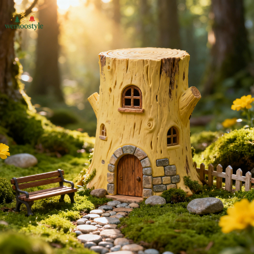Fairy Garden Miniature Houses Set