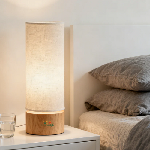 Minimalist Cylindrical Columnar Table Lamp